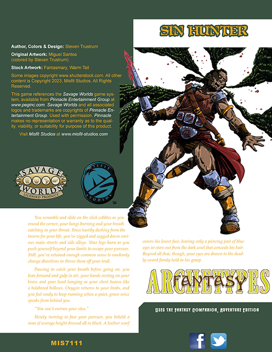 Fantasy Archetypes: Sin Hunter