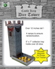 Castle Keep Dice Tower with Dry Erase Magnetic Turn Tracker