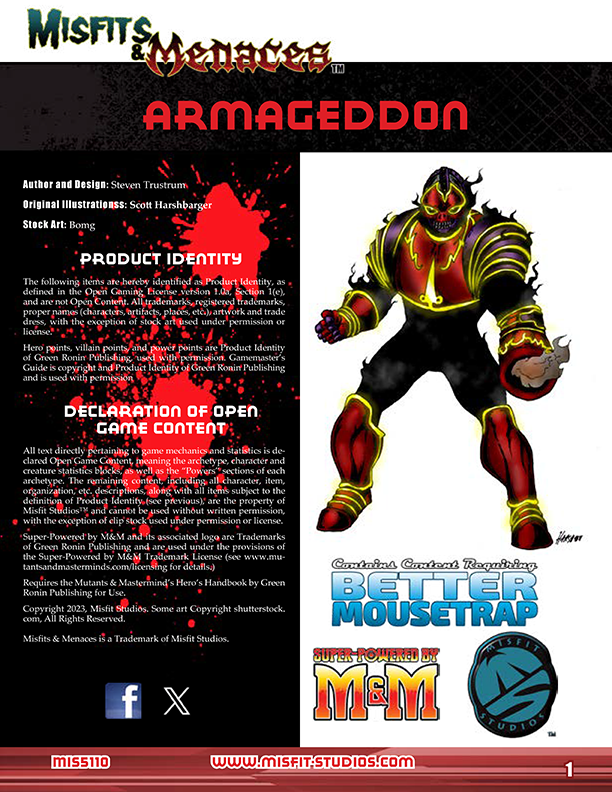 Misfits & Menaces Armageddon
