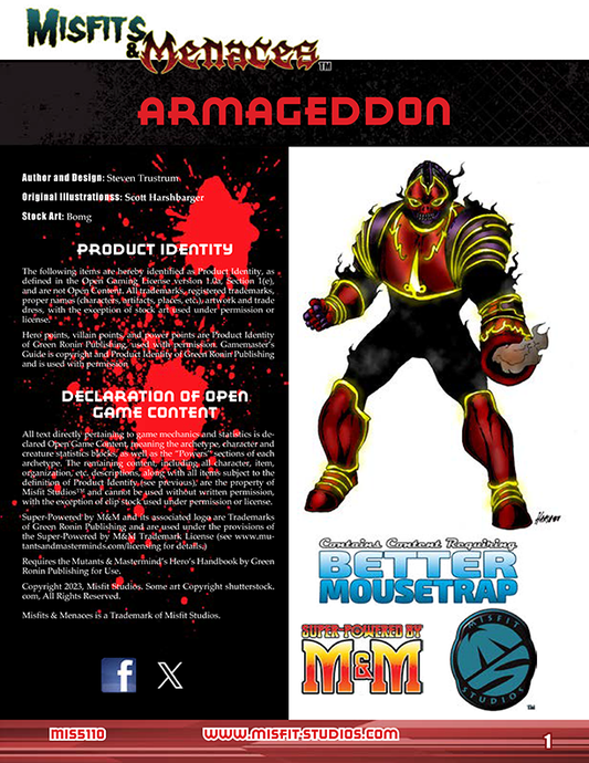 Misfits & Menaces Armageddon