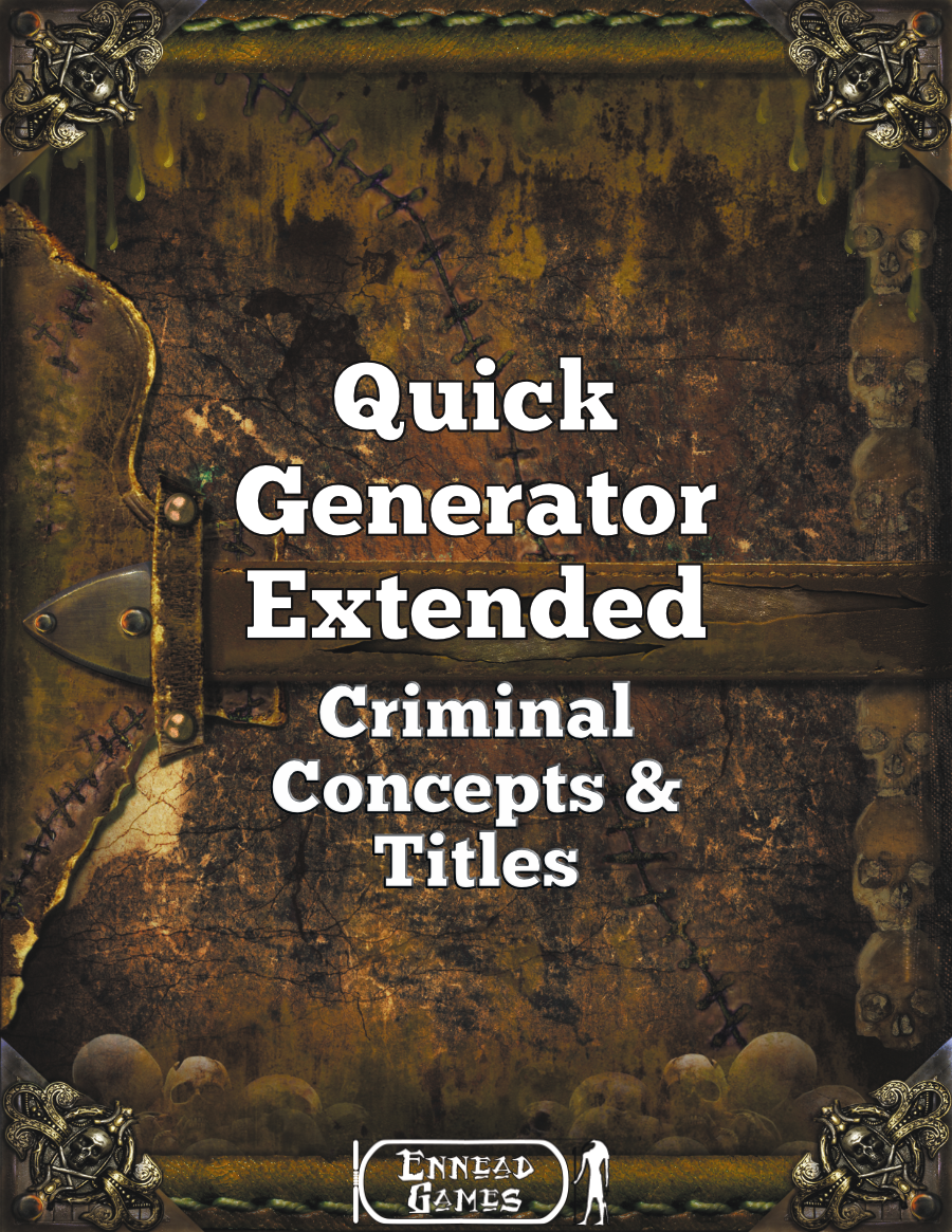 Quick Generator Extended Criminal Concepts & Titles