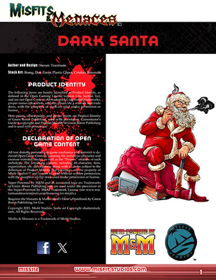 Misfits & Menaces: Dark Santa