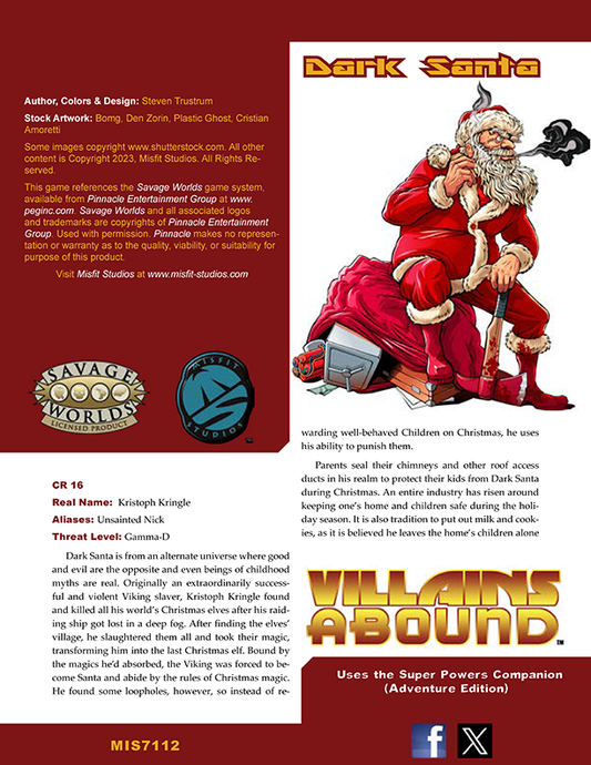 Villains Abound: Dark Santa