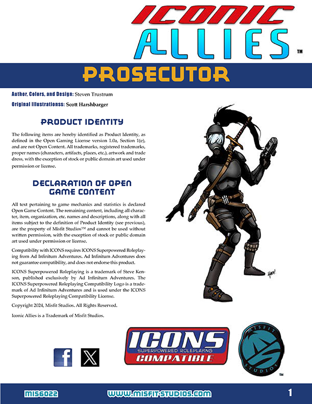Iconic Allies: Prosecutor