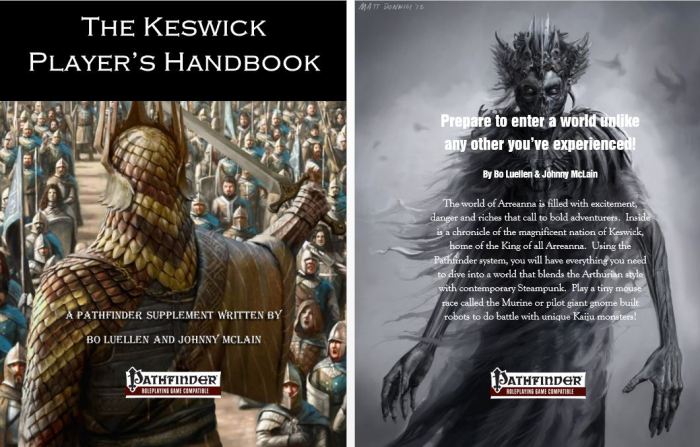 The Keswick Player's Handbook