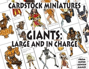 Cardstock Miniatures: Giants - Large and in Charge