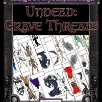 Cardstock Miniatures: Undead - Grave Threats
