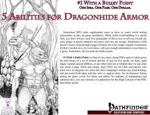 #1 with a Bullet Point: 5 Abilities for Dragonhide Armor