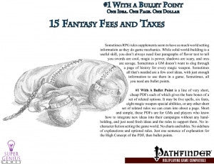 #1 with a Bullet Point: 15 Fantasy Fees and Taxes