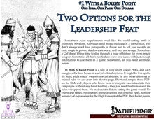 #1 with a Bullet Point: 2 Options for the Leadership Feat