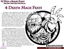 #1 with a Bullet Point: 4 Death Mage Feats