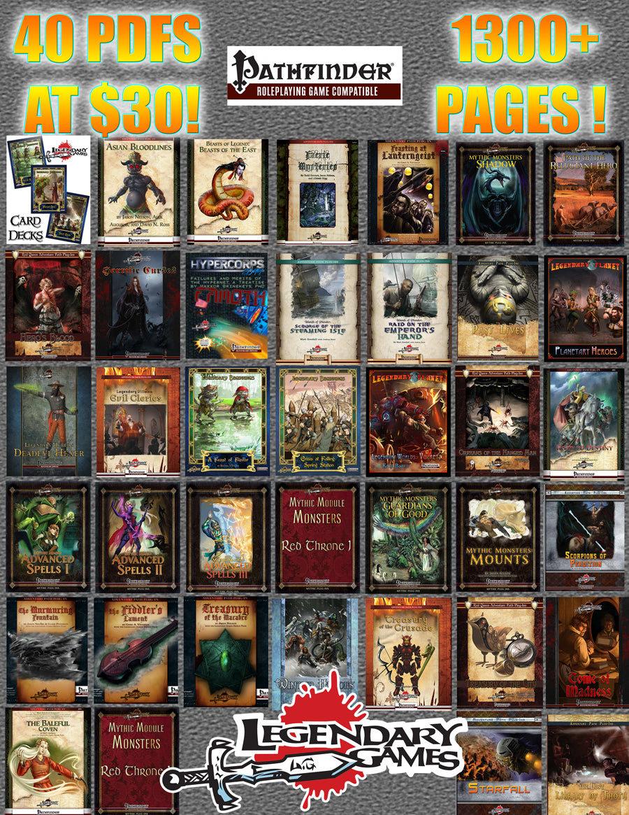 30 for 40 Pathfinder MEGA-BUNDLE