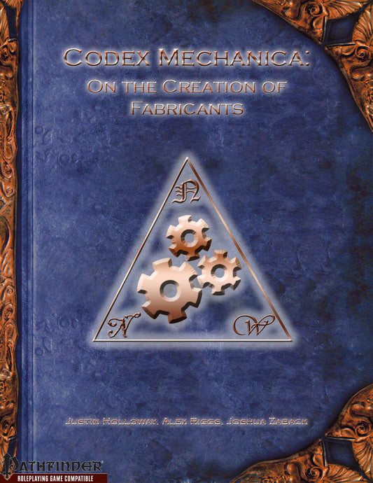 Codex Mechanica - On the Creation of Fabricants