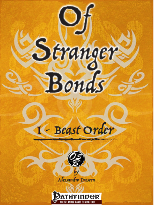 Of Stranger Bonds 1 - Beast Order