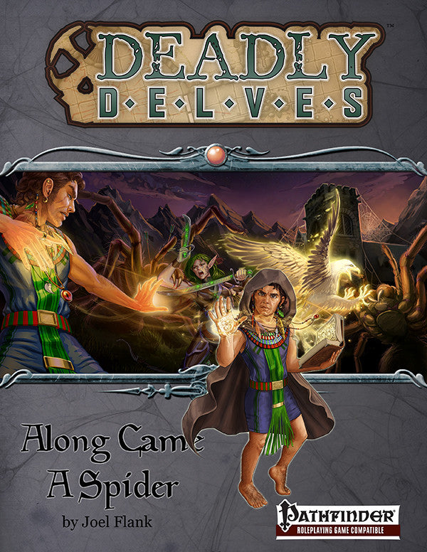 Deadly Delves: Along Came a Spider (PFRPG)