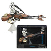 Star Wars: The Black Series - Scout Trooper With Speeder Bike 6" Action Figure Set
