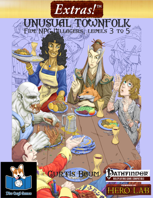 Extras! Unusual Townfolk PF (level 3 to 5)