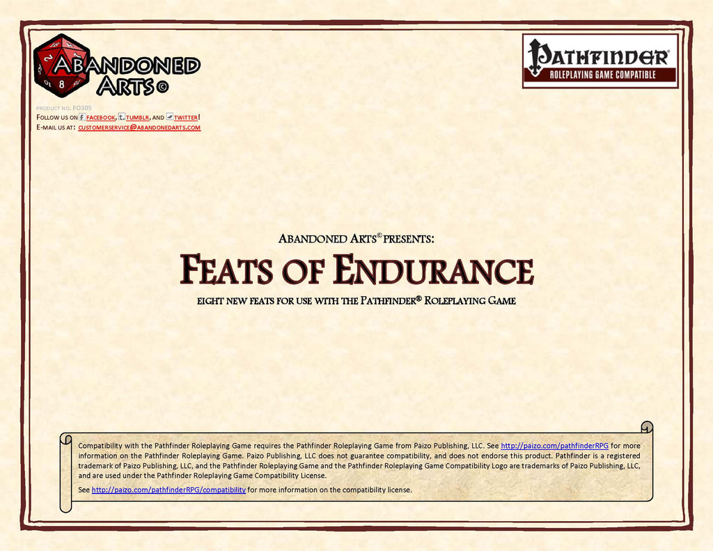 Feats of Endurance