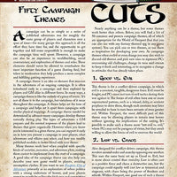 Pathfinder Short Cuts: Fifty Campaign Themes