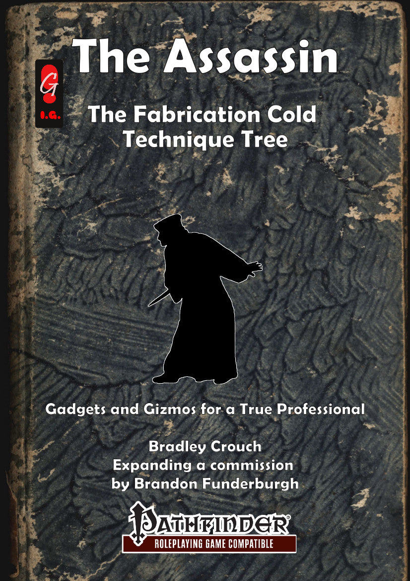 The Assassin: Fabrication Cold Technique Tree - Pathfinder Ice Magic Combat