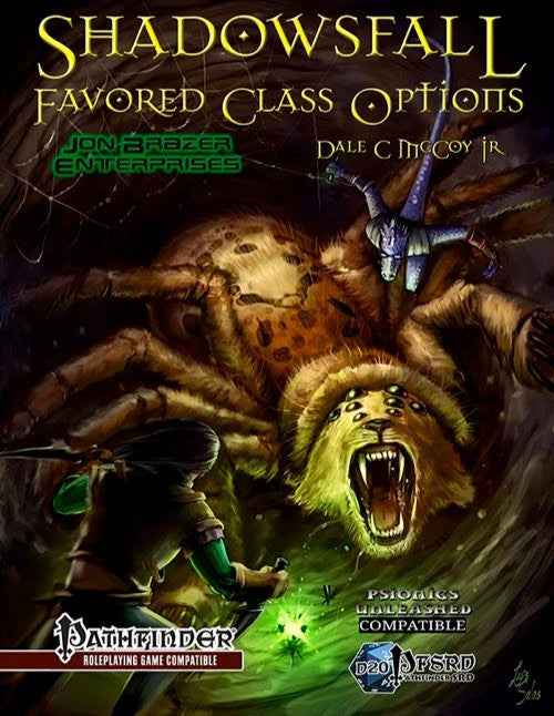 Shadowsfall: Favored Class Options (PFRPG)