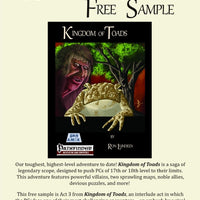 Kingdom of Toads Free Sample