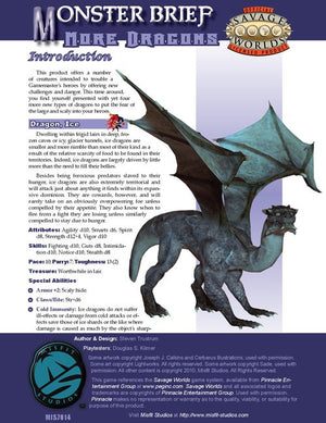 Monster Brief: More Dragons