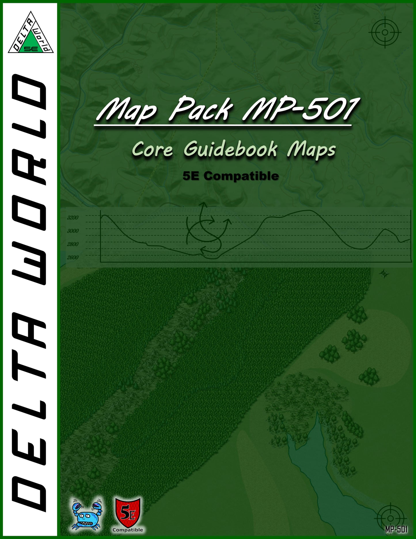Delta World 5E Core Guidebook MP-501 Map Pack