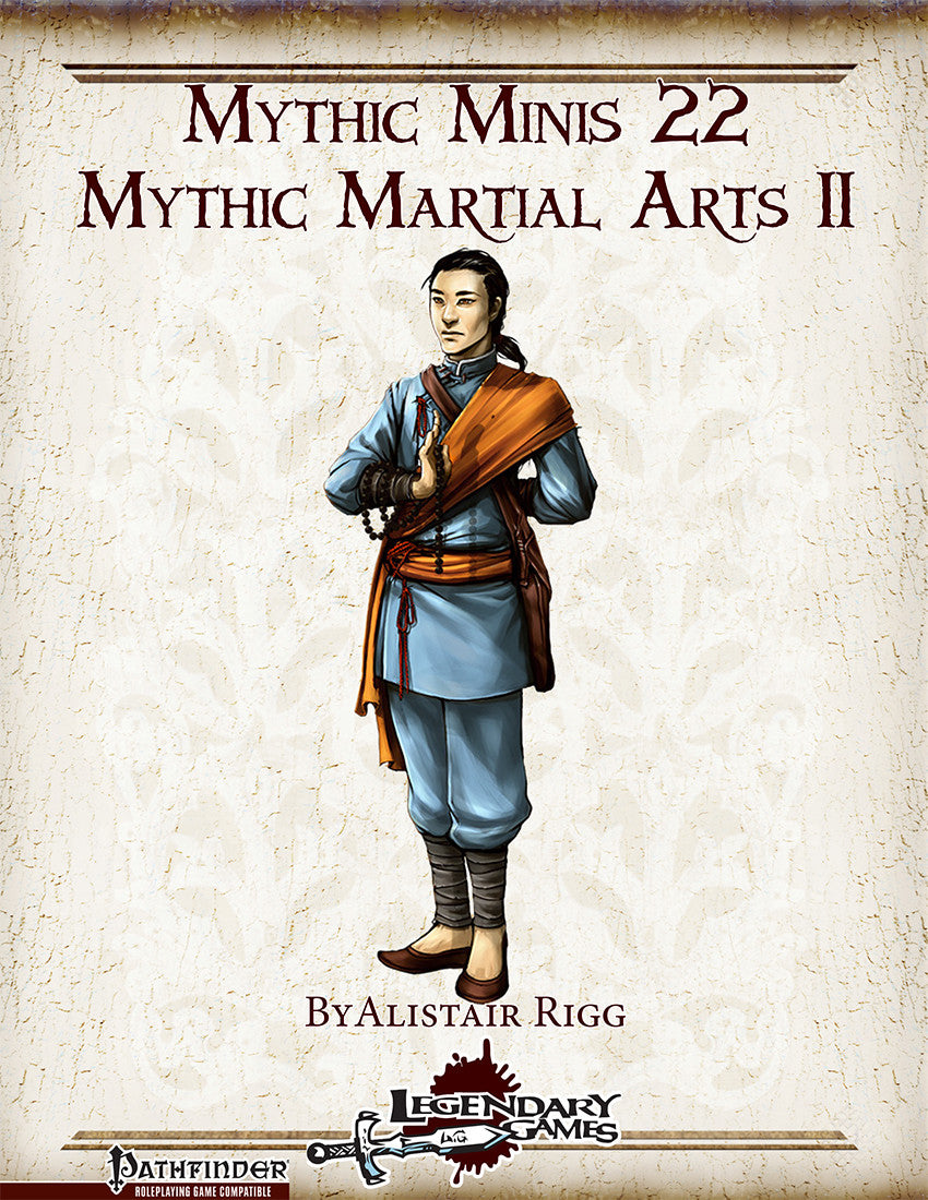 Mythic Minis 22: Mythic Martial Arts II