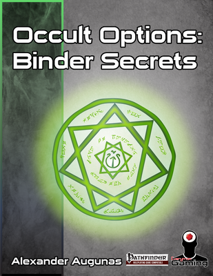 Occult Options 1 - Binder Secrets