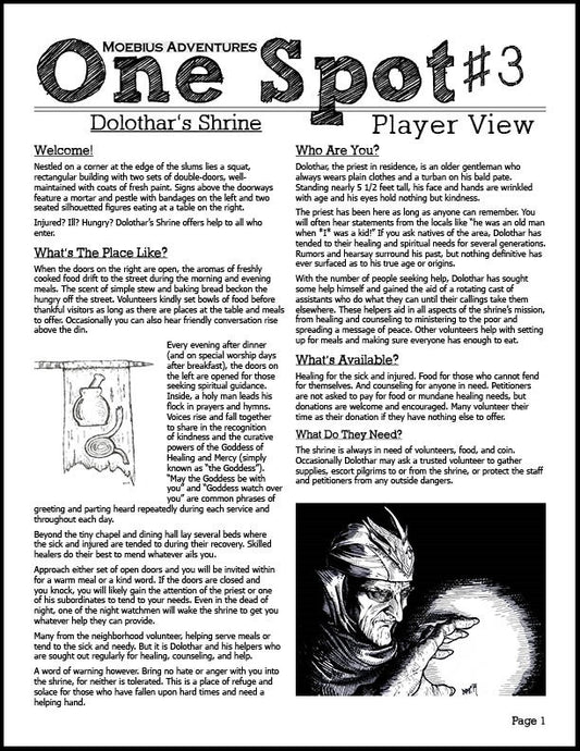 One Spot #3: Dolothar's Shrine