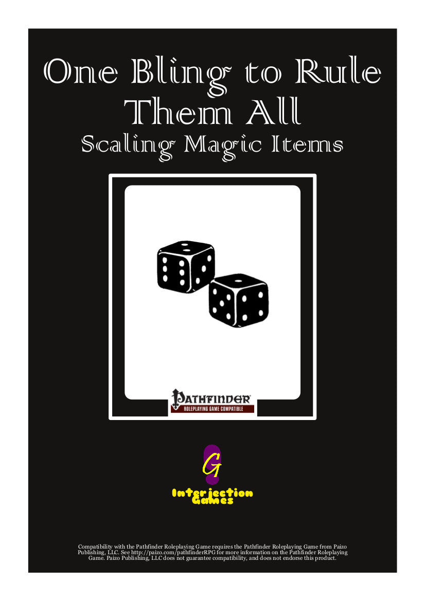One Bling to Rule Them All - Scaling Magic Items