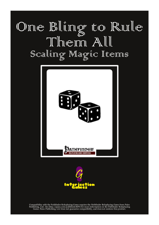 One Bling to Rule Them All - Scaling Magic Items