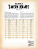 Roll With It! Tavern Names