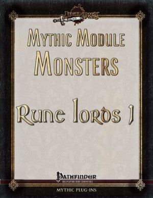 Mythic Module Monsters: Rune Lords 1