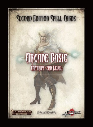 Second Edition Spell Cards: Arcane Basic