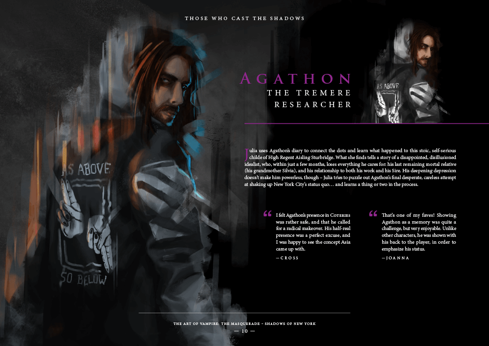 Vampire: The Masquerade - Shadows of New York Artbook
