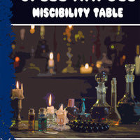 Week 25: Spell Ampule Miscibility Table (SF)