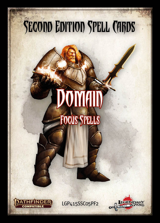 Second Edition Spell Cards: Domain Spells
