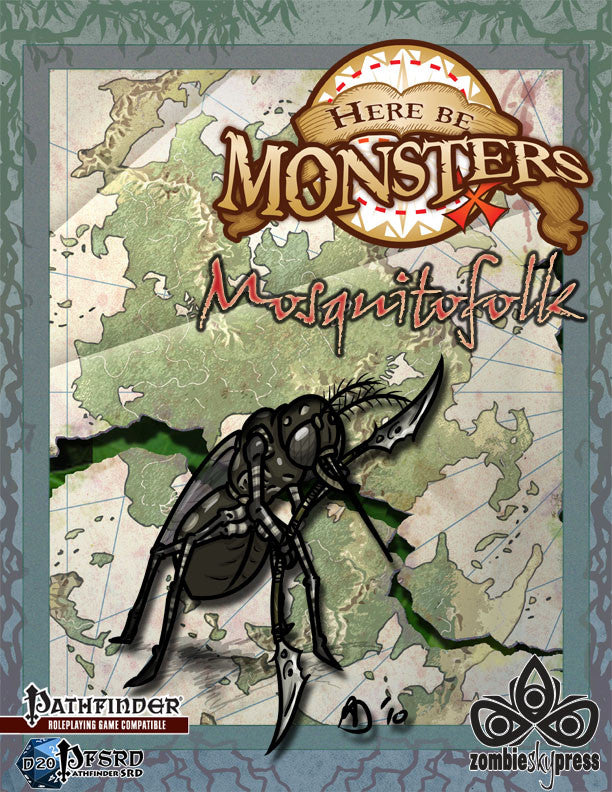 Here Be Monsters: Mosquitofolk – Open Gaming Store