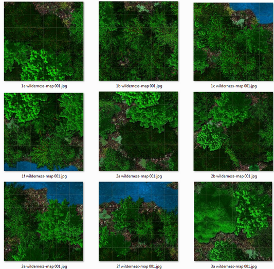 Wilderness Battle Tiles Vol 1