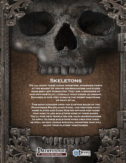 Journals of Dread Vol. II: Secrets of the Skeleton - Pathfinder 1e Undead