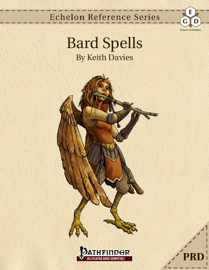 Echelon Reference Series: Bard Spells (PRD-Only)