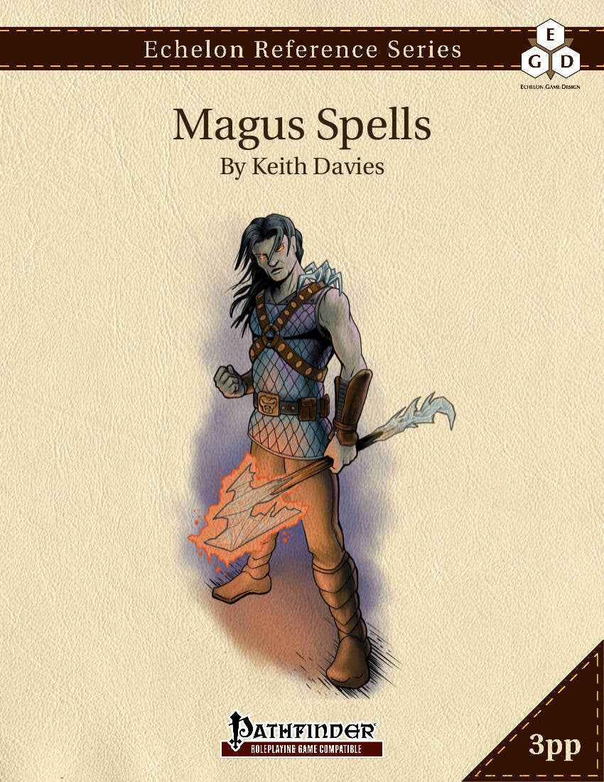 Echelon Reference Series: Magus Spells (3pp+PRD)