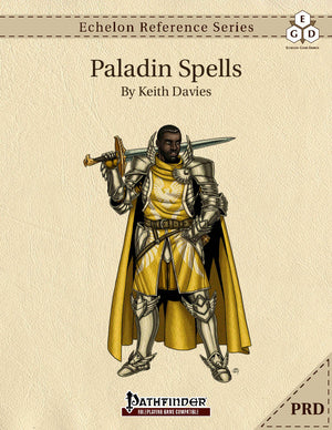Echelon Reference Series: Paladin Spells (PRD-Only)