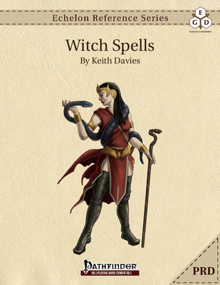 Echelon Reference Series: Witch Spells (PRD-Only)