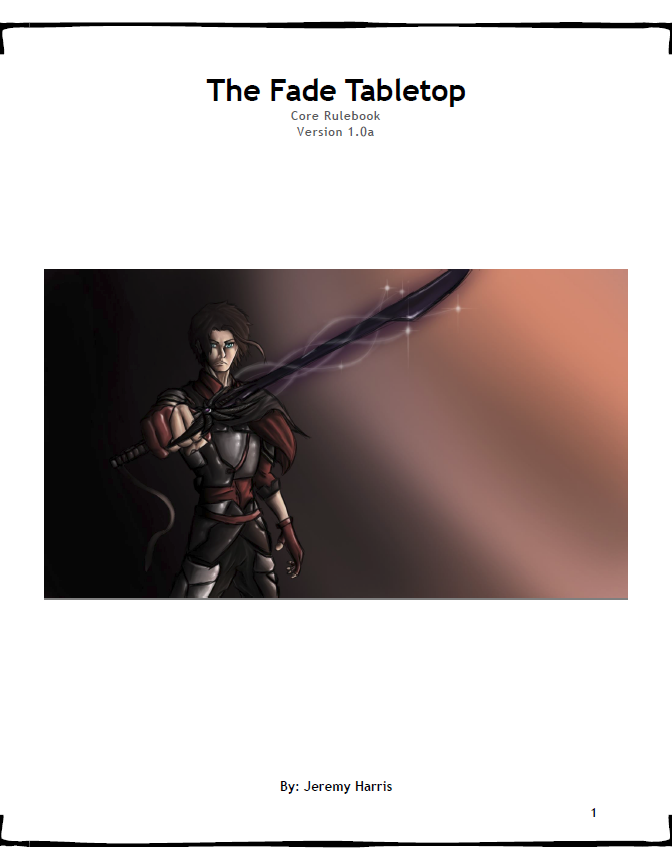The Fade Tabletop (Preview Book)