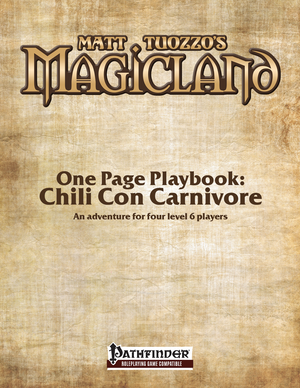 One Page Playbook: Chili Con Carnivore