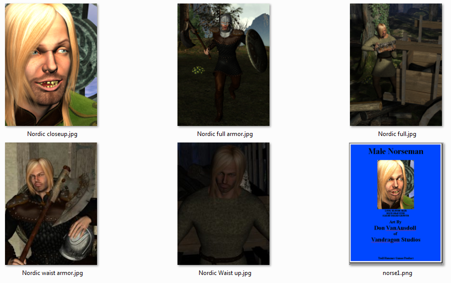 Character Art Male Norsemen