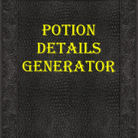Potion Details Generator